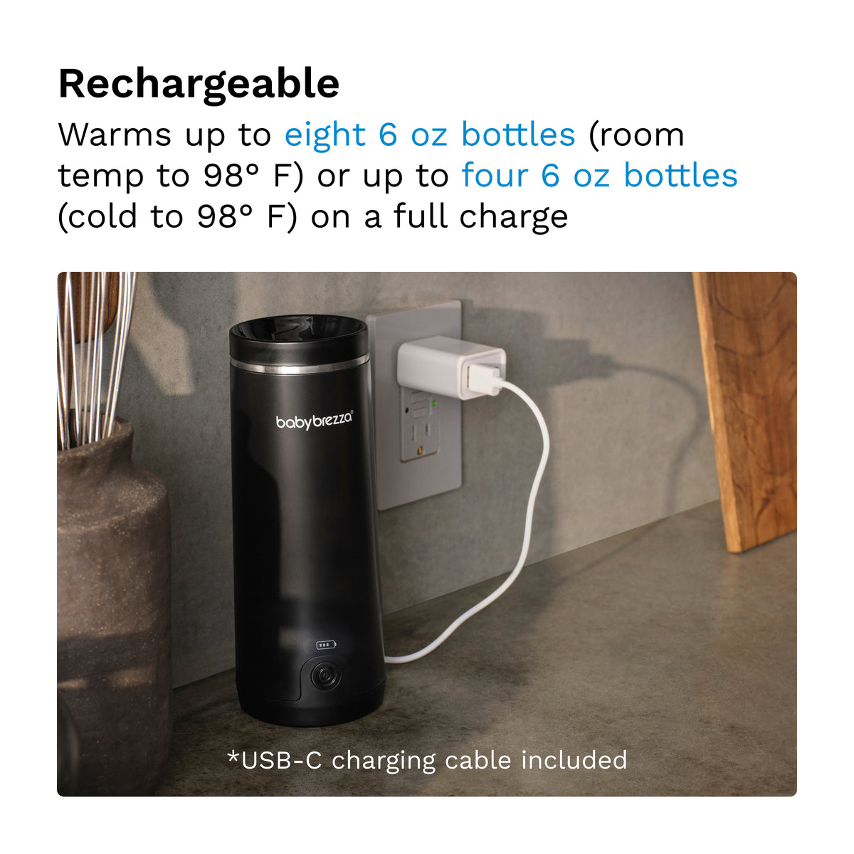 Baby Brezza Super Fast Portable Warmer - Ferðahitari Hvítur