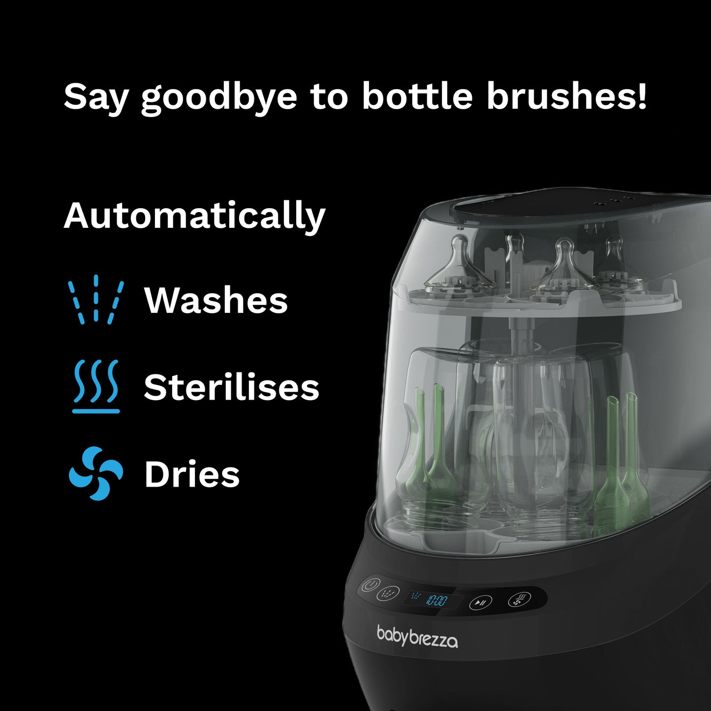 Baby Brezza Bottle Washer Pro (Uppþvottavél) Svört