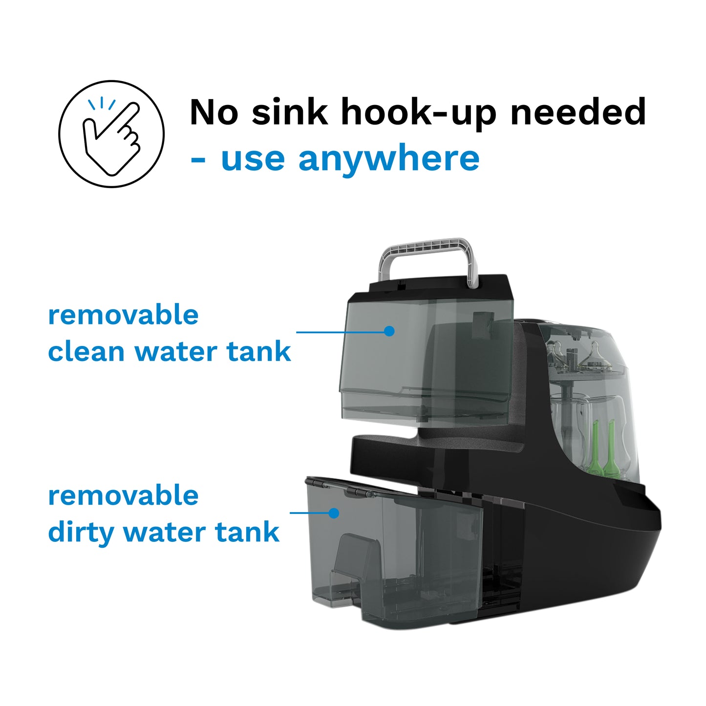 Baby Brezza Bottle Washer Pro (Uppþvottavél) Svört