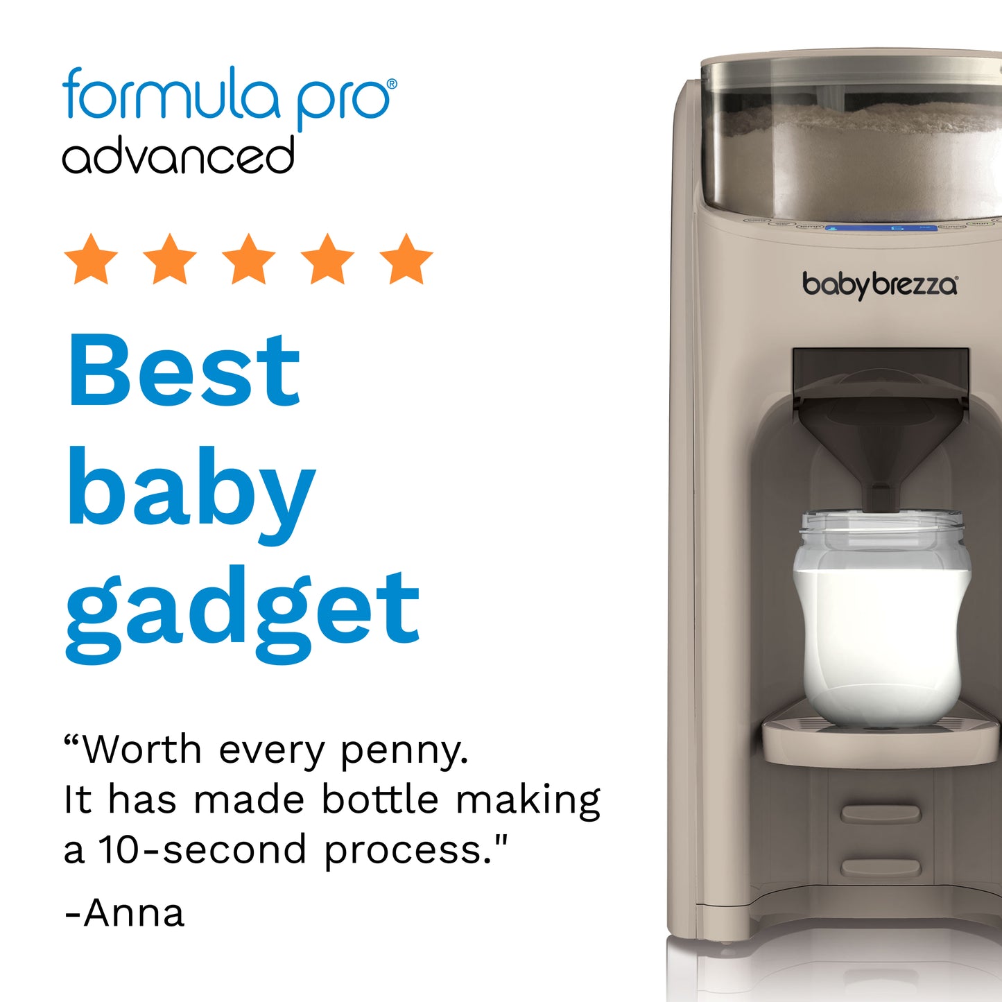 Baby Brezza Formula Pro Advanced Oatmeal